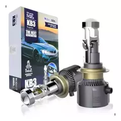 CREE LED KB3-H4 CHIP CSP SUPER CANBUS CON PROYECTOR LUPA