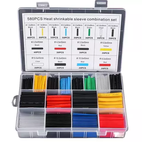 KIT DE TERMOCONTRAIBLES 580 PIEZAS