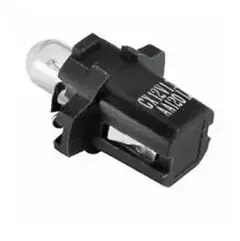 LAMPARA DE TABLERO 12V 1.2W BX8.3D 12V 1.2W BLACK 2721 CON PORTALAMPARA NEGRO KO12597PR
