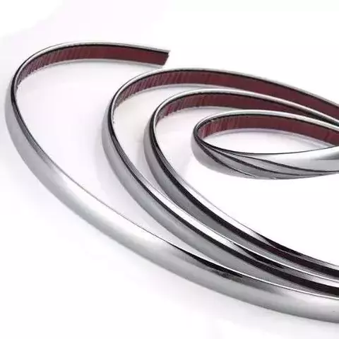 MOLDURA CROMADA P/PARAG Y DECO, ROLLO 5MTS. X 3MM PP-015