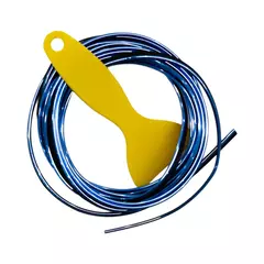 MOLDURA DE ENCASTRE DECORATIVA PVC AZUL ROLLO 5 METROS DIAMETRO 2.6MM