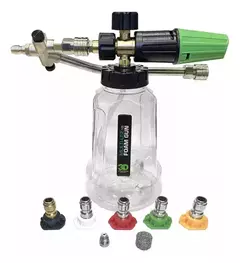 FOAM LANCE CON KIT DE PICOS Y CAÑO DOBLE 3D T-23
