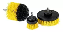 KIT DE CEPILLO PARA TALADRO X3 AMARILLO - comprar online