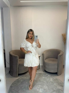 Vestido manga ciganinha - comprar online
