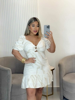 Vestido manga ciganinha - comprar online
