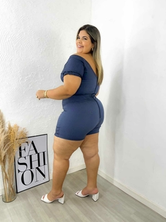 Macacão short-saia em bengaline - DR MODAS FEMININA- atacado e varejo de moda femininafeminina