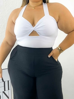 Cropped em malha twill - loja online