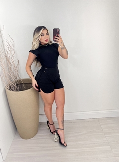 Blusa ombreira em malha twill na internet