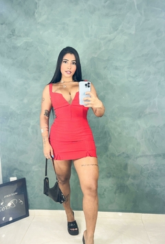 Macaquinho short saia em bengalie com tulê - DR MODAS FEMININA- atacado e varejo de moda femininafeminina