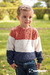 Sweater TEO - ladrillo & marino - comprar online
