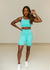 SHORT BIKER ACQUA