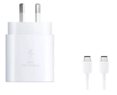 Cargador samsung ultra rapido original 25w cable tipo a c en internet