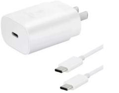 Cargador samsung ultra rapido original 25w cable tipo a c