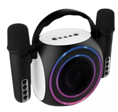 Parlante portati soul bluetooth tws karaoke i40 2 microfonos