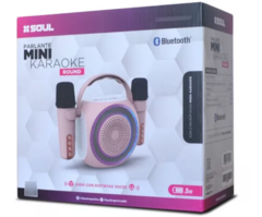 Parlante portati soul bluetooth tws karaoke i40 2 microfonos - comprar online