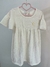 Vestido off-white Coração
