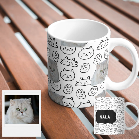 Taza Michi Personalizable ∼ Nala