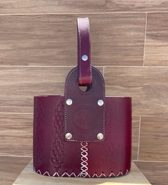 MEDIO CANASTO 100% CUERO - comprar online