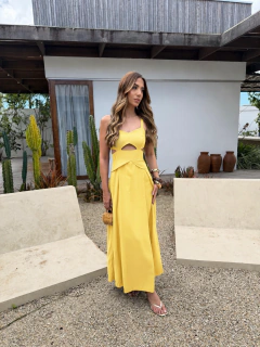 Vestido Marta Amarelo - comprar online