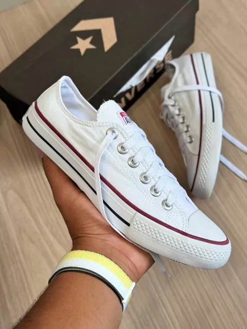 Tênis All Star Cano Baixo Branco Feminino Casual