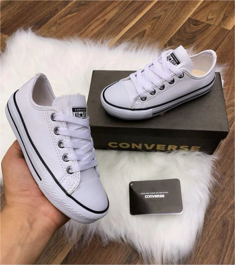 TÊNIS INFANTIL CONVERSE BRANCO - comprar online