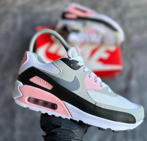 Tênis Air Max 90 - Branco/Rosa - comprar online