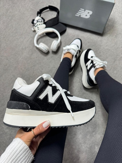 TÊNIS NB 574 PLATAFORMA PRETO - comprar online
