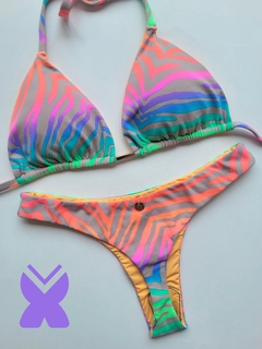 Clássico Zebra Neon Multicolor - Gisa Style