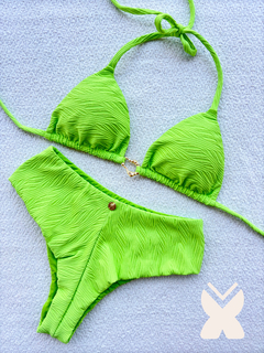 Cortininha com Calcinha Hot Pant Portofino Limão - comprar online
