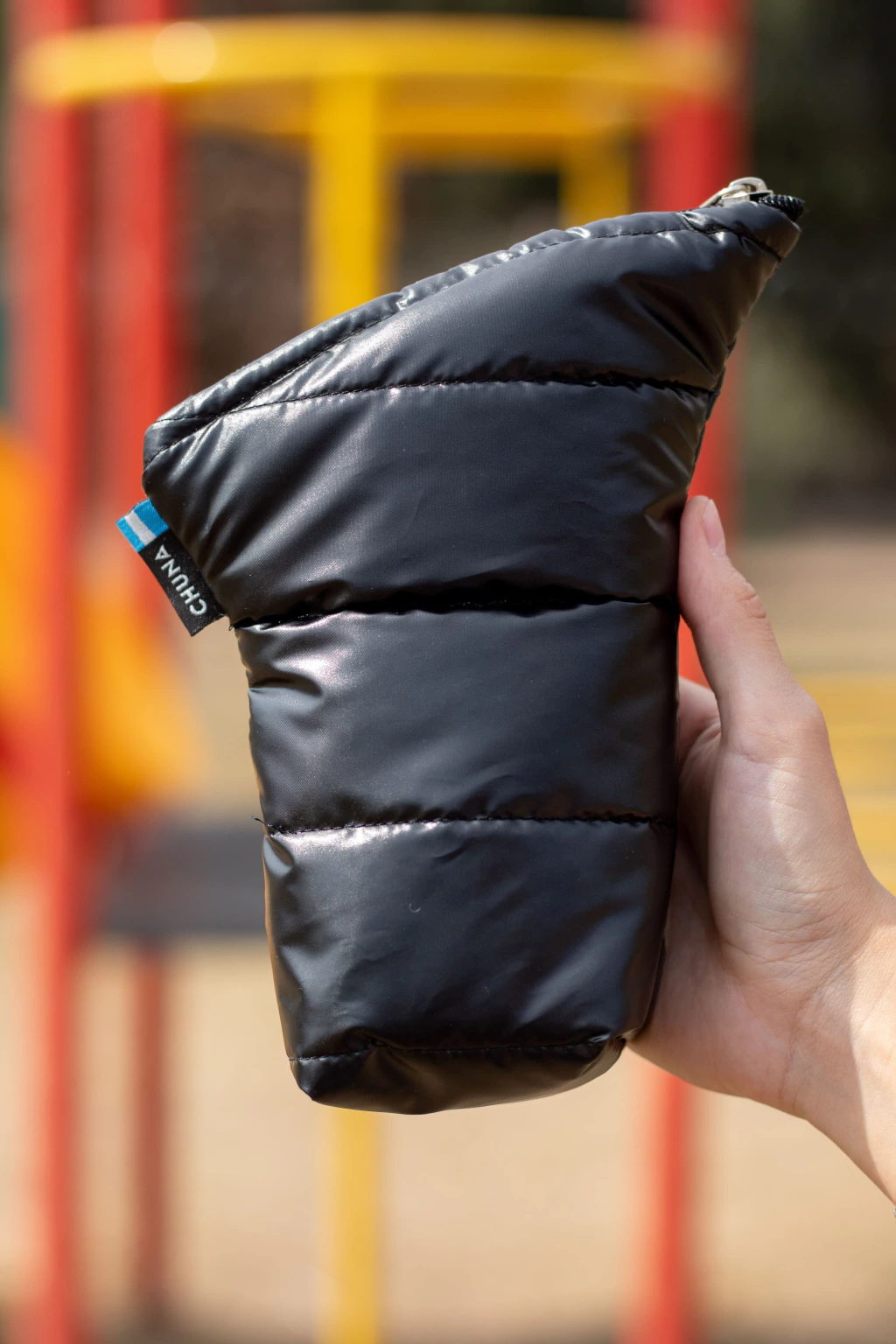 Chaulata Set 250 gr Matelassé (Yerbera + Azucarera) - Negra brillante