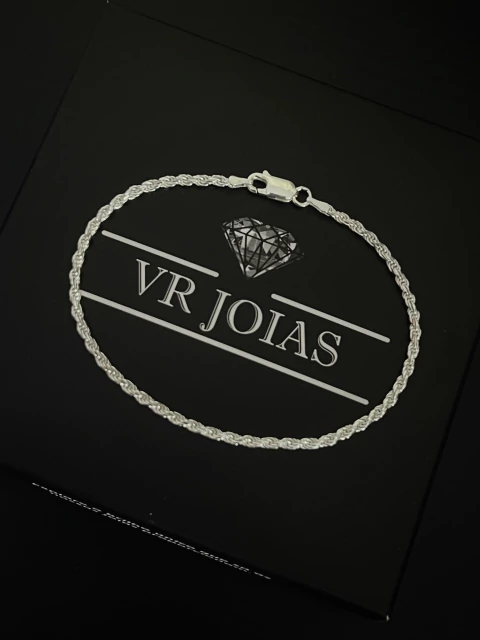 PULSEIRA CORDÃO BAIANO 2,5MM PRATA 925 - comprar online