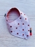 BABERO BANDANA CORAZON MINI RED