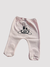 Pantalones largos de bebé en color gris con un tierno estampado de panda durmiendo. media osito de bebe