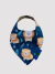 BABERO BANDANA LEON BLUE - comprar online