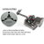 Prensa Pistón De Caliper De Frenos Delanteros Traseros x 7pz GD Tools - MundoOBD