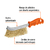 Cepillo Curvo Anti-chispa Alambre Ondulado Truper 11540 - comprar online