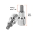 Tubo Punta Dado Hexagonal 8mm 1/2 Truper 13282 en internet