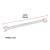 Llave Combinada 8 mm x 145 mm Extralarga Acero Truper en internet