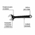 Llave ajustable (perico) 10" 25cm pavonada Pretul 21824 - comprar online