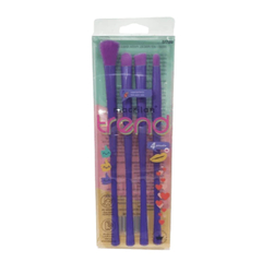 Kit de 4 pincéis para olhos Macrilan - Cantinho da Nanni