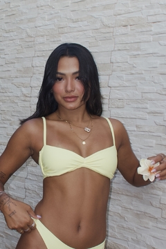 Top Meia Taça Amarelo