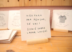 AZULEJO NÃO PARA PRA PENSAR, SÓ VAI - MATHEUS TOMÉ - comprar online