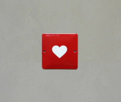 PLACA CORAÇÃO - comprar online