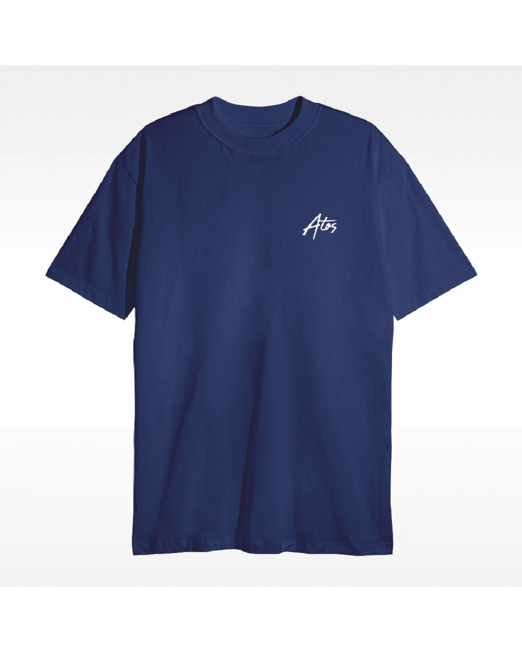 Camiseta Casual Básica (Azul Marinho)