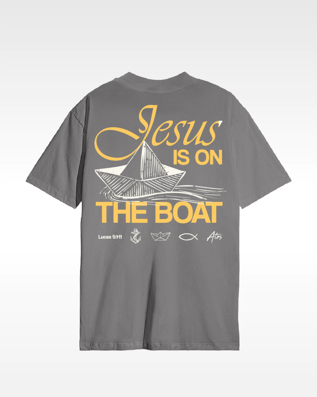 Camiseta Oversized Jesus on the Boat