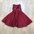 Vestido Marsala de Criança - PRONTA ENTREGA 2 anos - comprar online