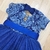 Vestido azul de Criança - PRONTA ENTREGA 4 anos na internet