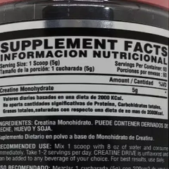 Creatina Drive NUTREX 300gr - comprar online