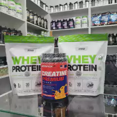 Combo STAR Proteina 2kg + Creatina Premium 1kg