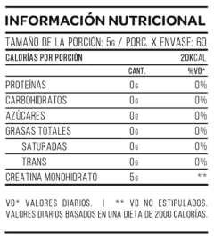 Creatina STAR Monohidrato 300gr - SupleFitCba